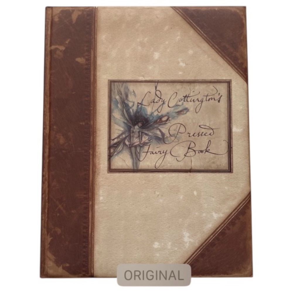 Lady Cottington's Pressed Fairy Book Cream & Brown Decorative Book Terry Jones